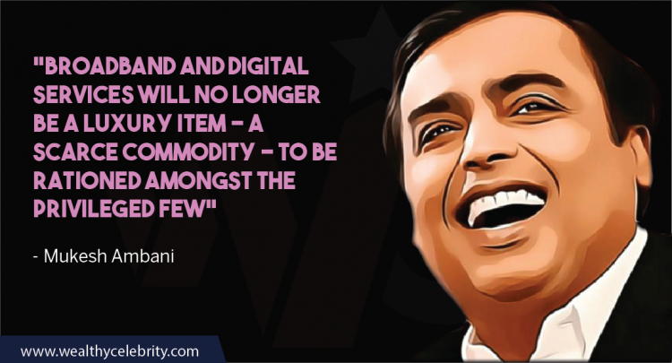 Mukesh Ambani Quotes About Digital Services July 2024