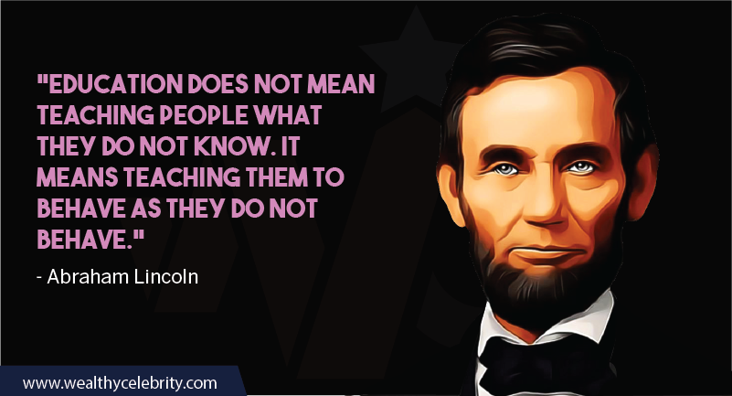 Abraham Lincoln about education