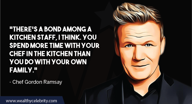 Gordon Ramsay about Kitchen