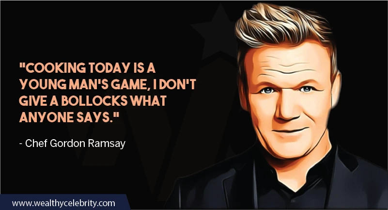 Gordon Ramsay about cooking