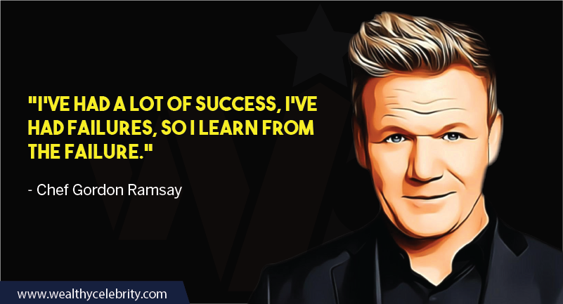 Gordon Ramsay about success and failure
