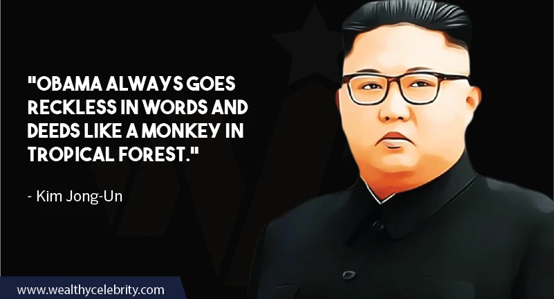 Kim Jong-Un about obama