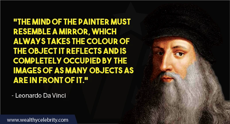 Leonardo DaVinci Quotes about Painter & Painting