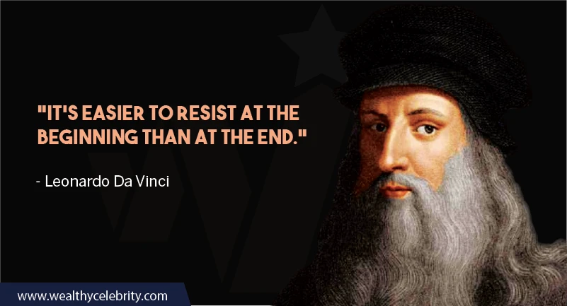 Leonardo da Vinci Quotes about handling things at right time