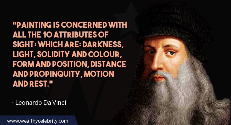Leonardo da Vinci quotes about painting