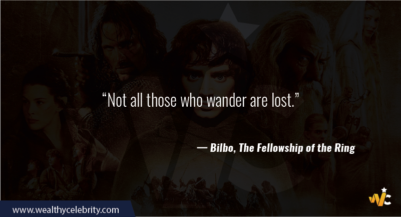 Lord of the Ring quote - Bilbo, The fellowship of the ring