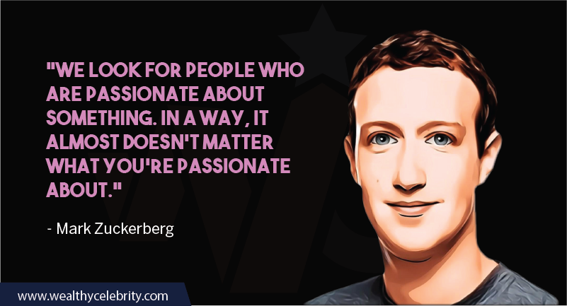 Mark Zuckerberg motivational quotes about passion