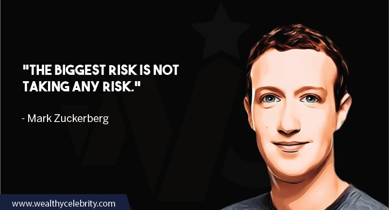 Mark Zuckerberg motivational quotes taking risk