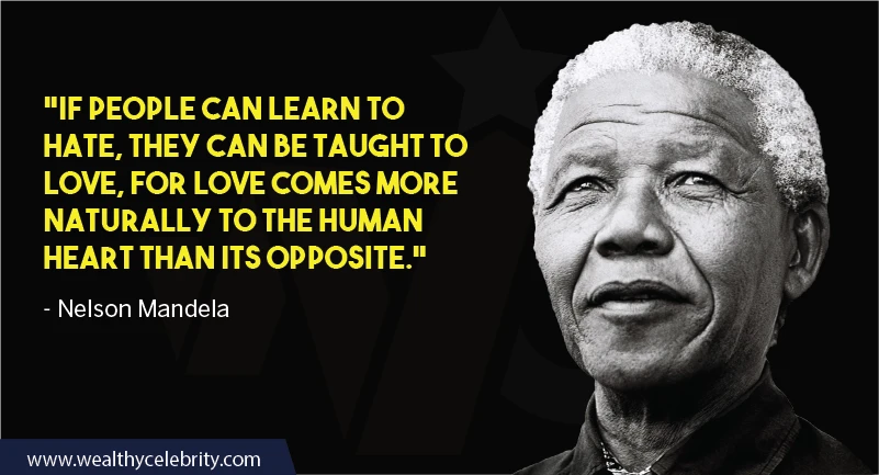 Nelson Mandela Quotes about Love