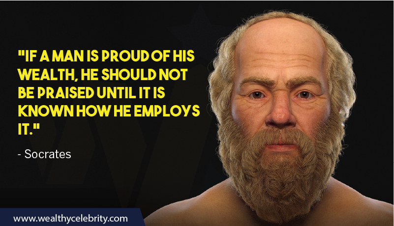 Socrates quotes about Wisdom & Wealth