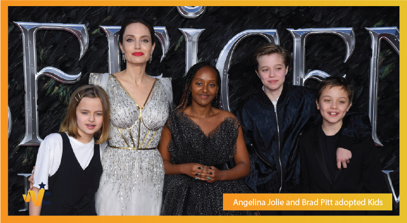 Angelina Jolie and Brad Pitt adopted Kids