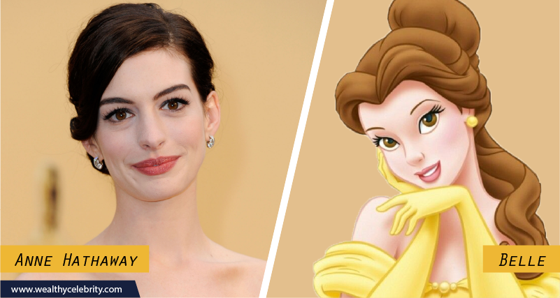 Anne Hathaway Disney look Alike Belle