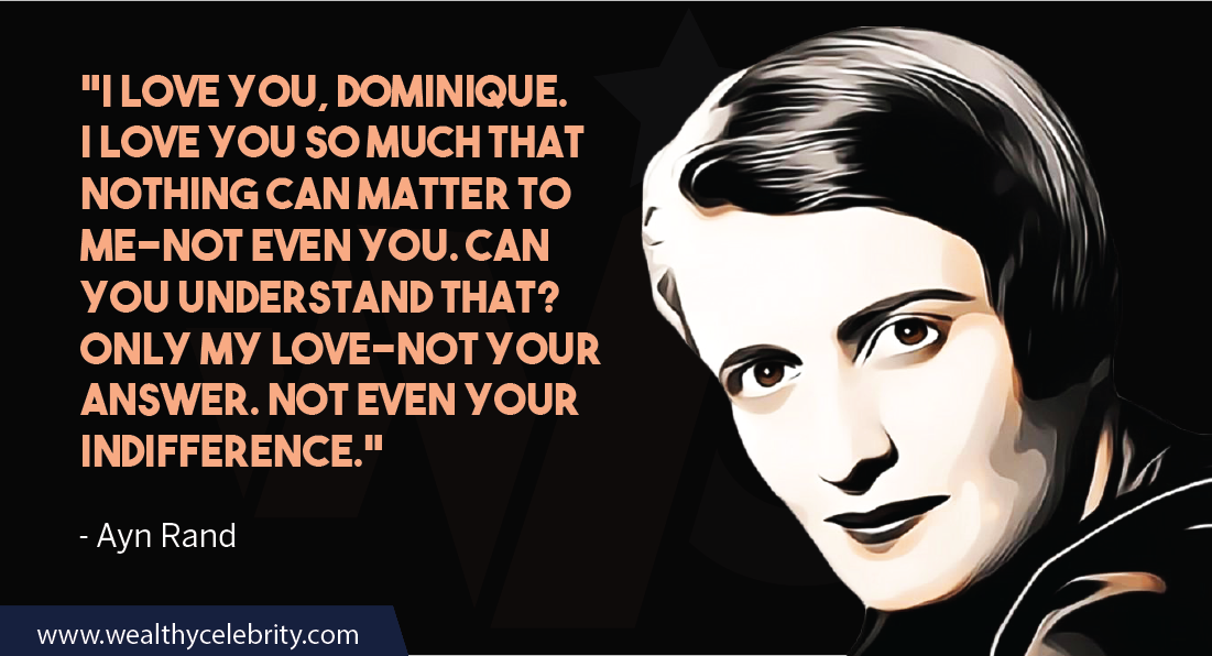 Ayn Rand Quotes about love