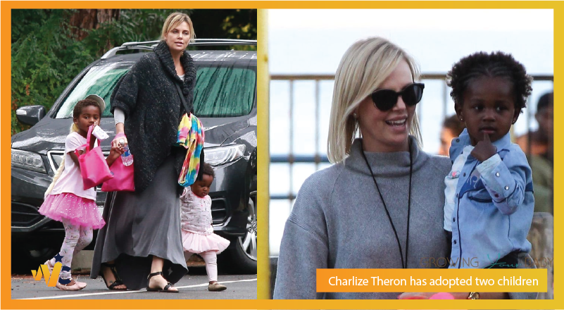 Charlize Theron adopted two children