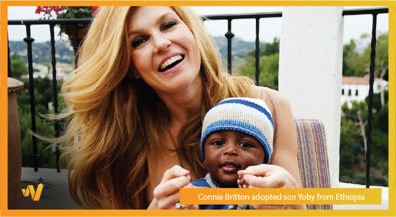 Connie Britton adopted son Yoby - Ethiopia