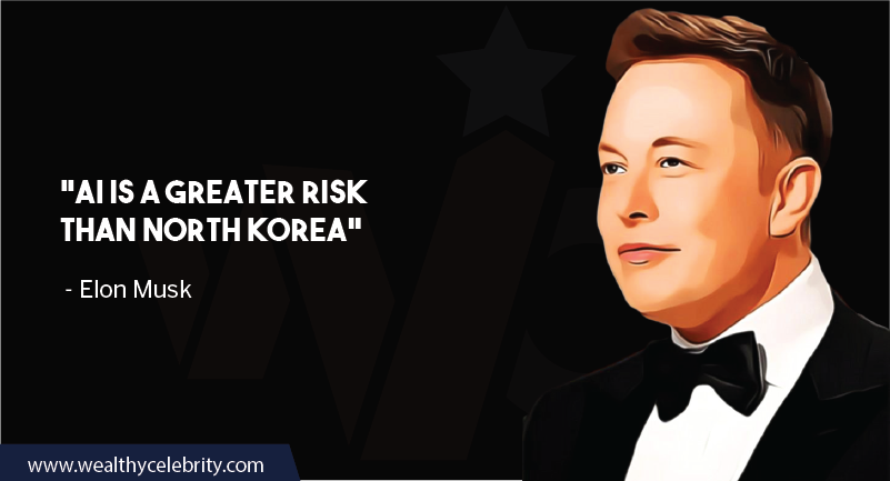 Elon Musk quotes about AI and Sarcasm about North Korea