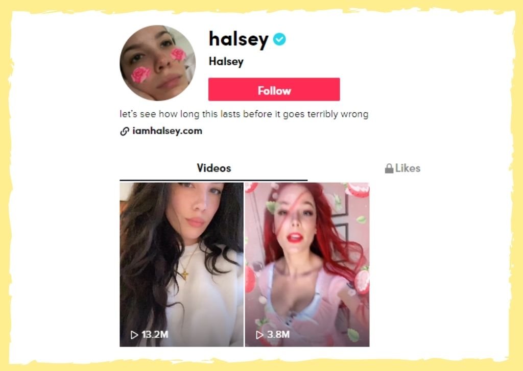 Halsey on TikTok