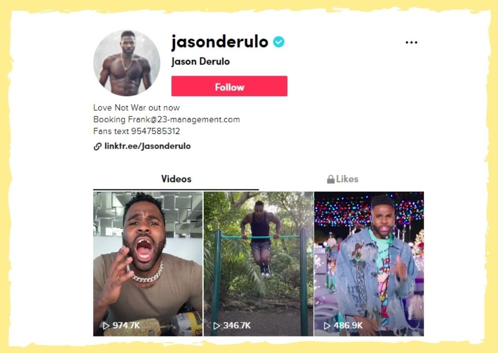 Jason Derulo on TikTok