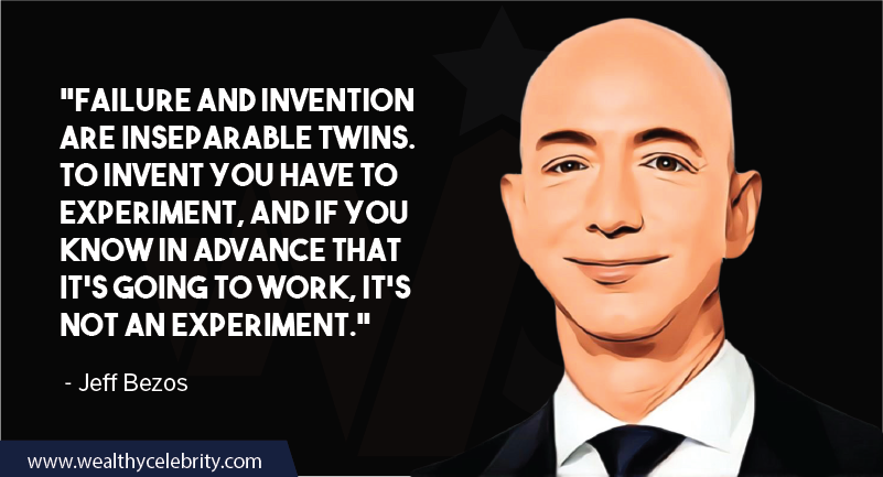 Jeff Bezos Quotes about failure and experiments