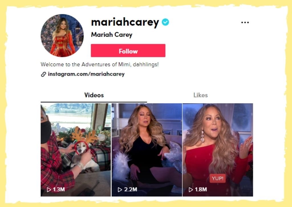 Mariah Carey on TikTok