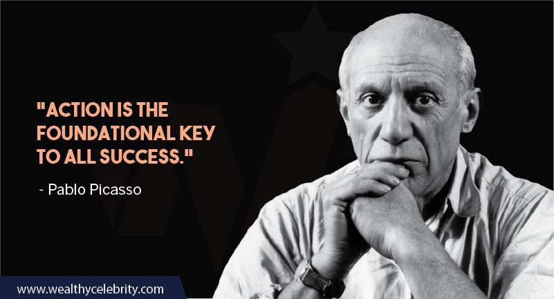 Pablo Picasso about success