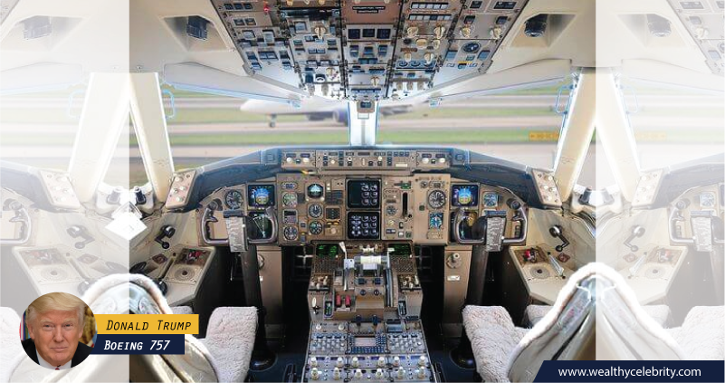 Donald Trump plane cockpit - Boeing 757