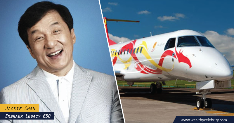 Jackie Chan - Jet Plane - Embraer Legacy 650