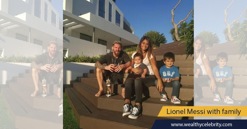 Lionel Messi House - Messi with Family