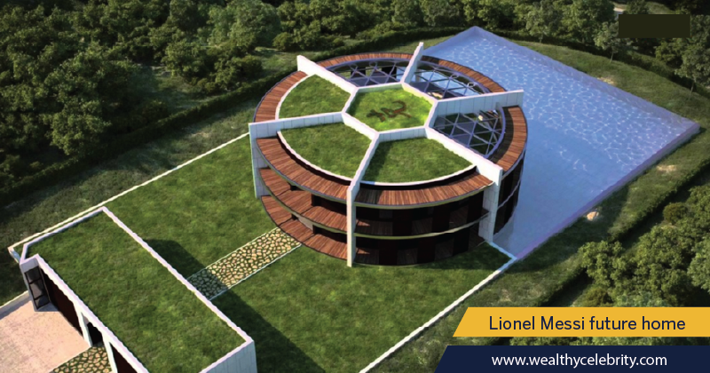 Lionel Messi futuristic house one zero