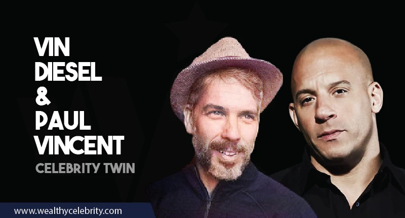 Vin Diesel and Paul Vincent - Celebrity Twins