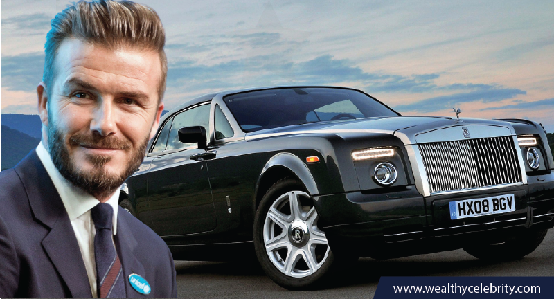 David Beckham's Rolls-Royce Phantom Drophead 407,000 USD