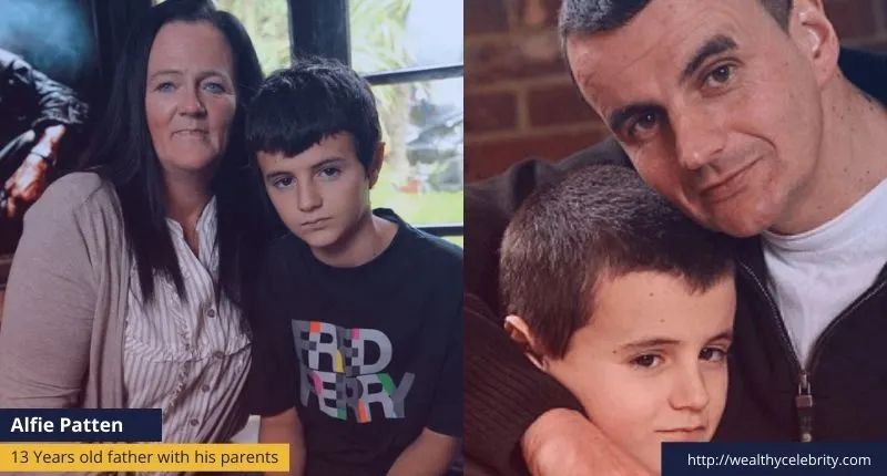 Alfie Patten,13 Year Old Father from Britain with his parents