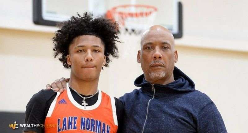 Mikey Williams with Father