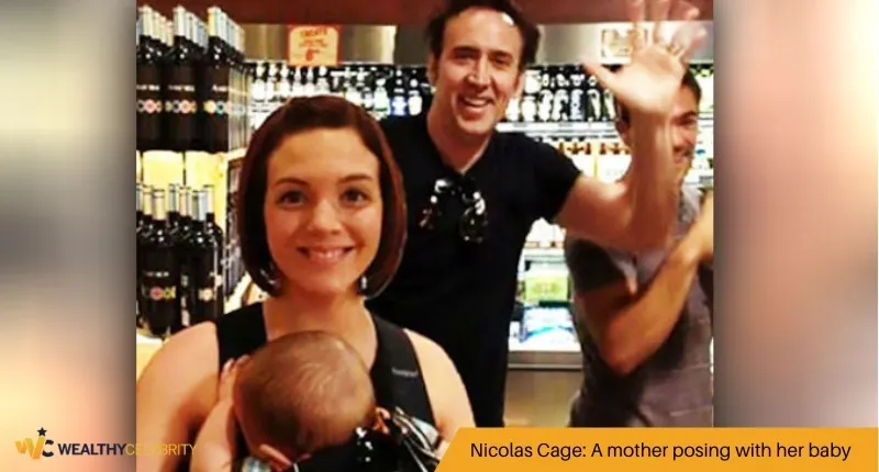 Nicolas Cage A mother posing with her baby