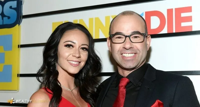 James Murray with wife