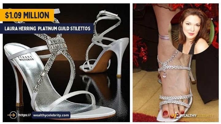 Laura Herring_ $1.09 Million Stuart Weitzman Platinum Guild Stilettos