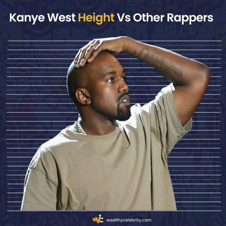 How Tall Is Kanye West His Height Compared To Other Famous Rappers Wealthy Celebrity