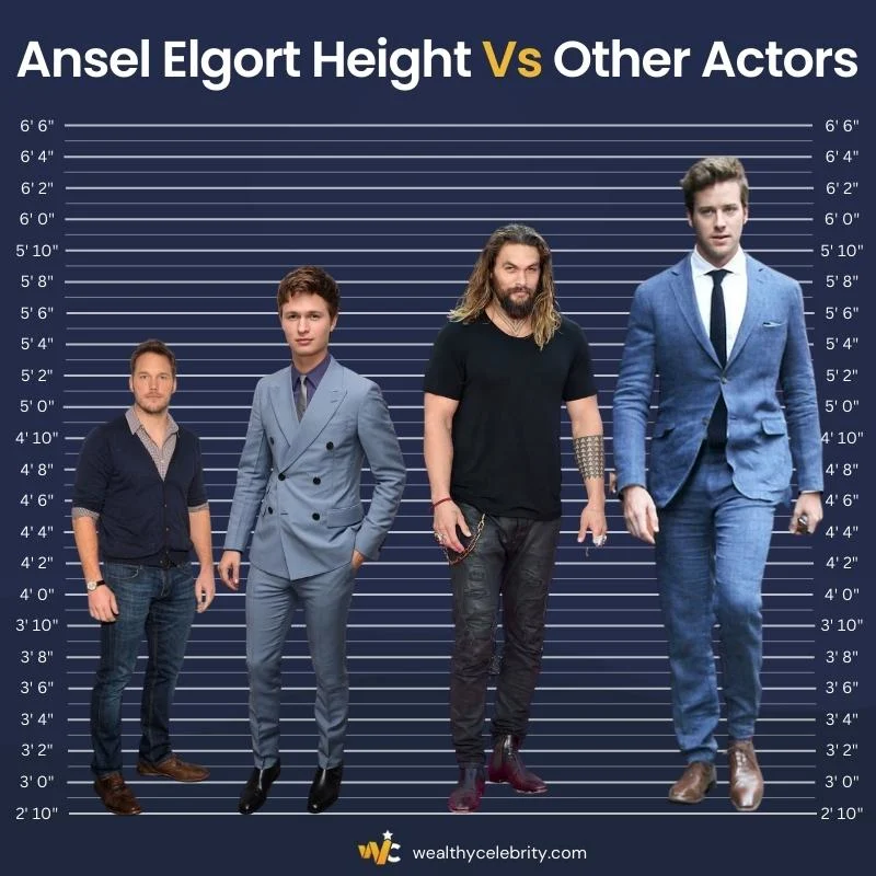 Ansel Elgort Height
