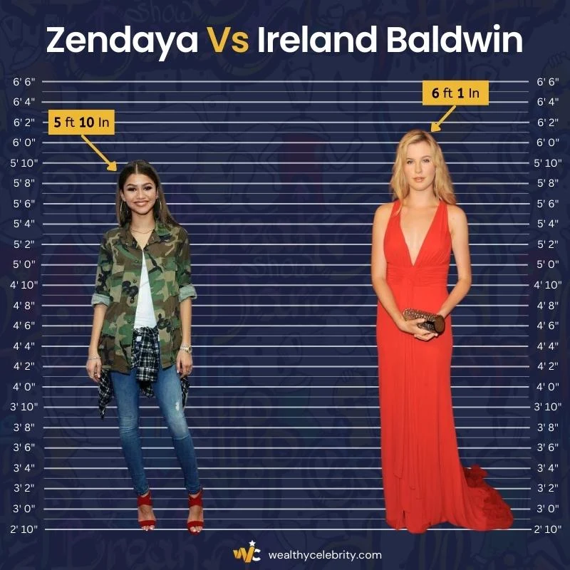 Zendaya Height Vs Ireland Baldwin