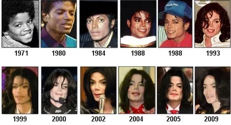 Michael Jackson Images over Years