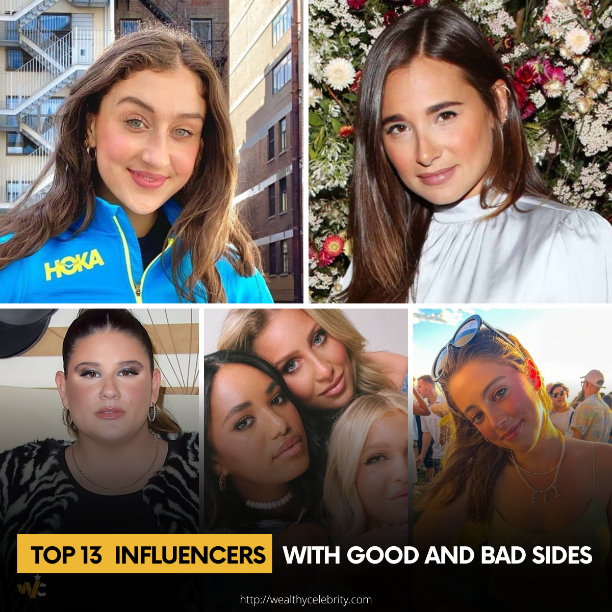 TOP 13 INFLUENCERS WITH GOOD AND BAD SIDES