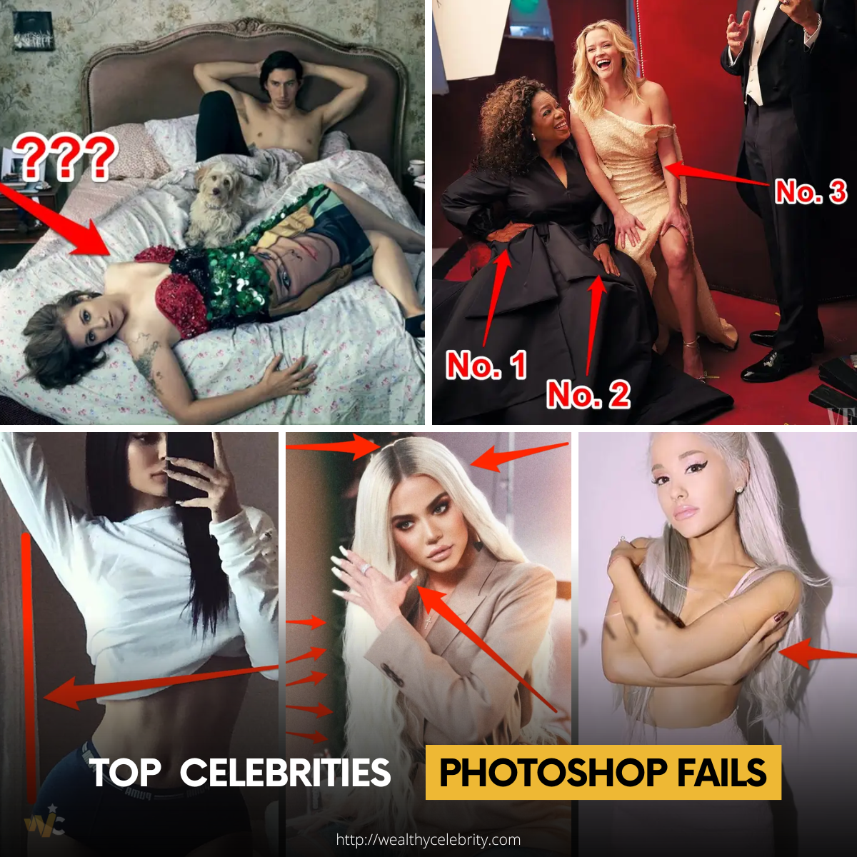 Why These Celebrities ‘Embarrassed’ Themselves Using Photoshop? – The Top 54 Celebrity Photoshop Fails You Need To See
