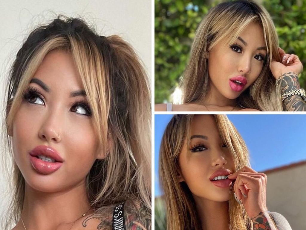 Pictures of Kiara Moon from her social media profiles