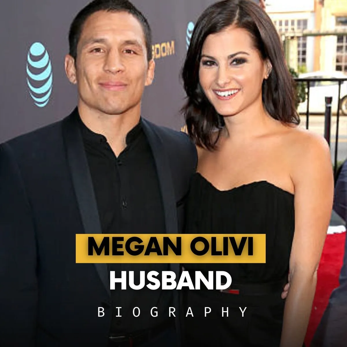 Picture of Megan Olivi with her husband