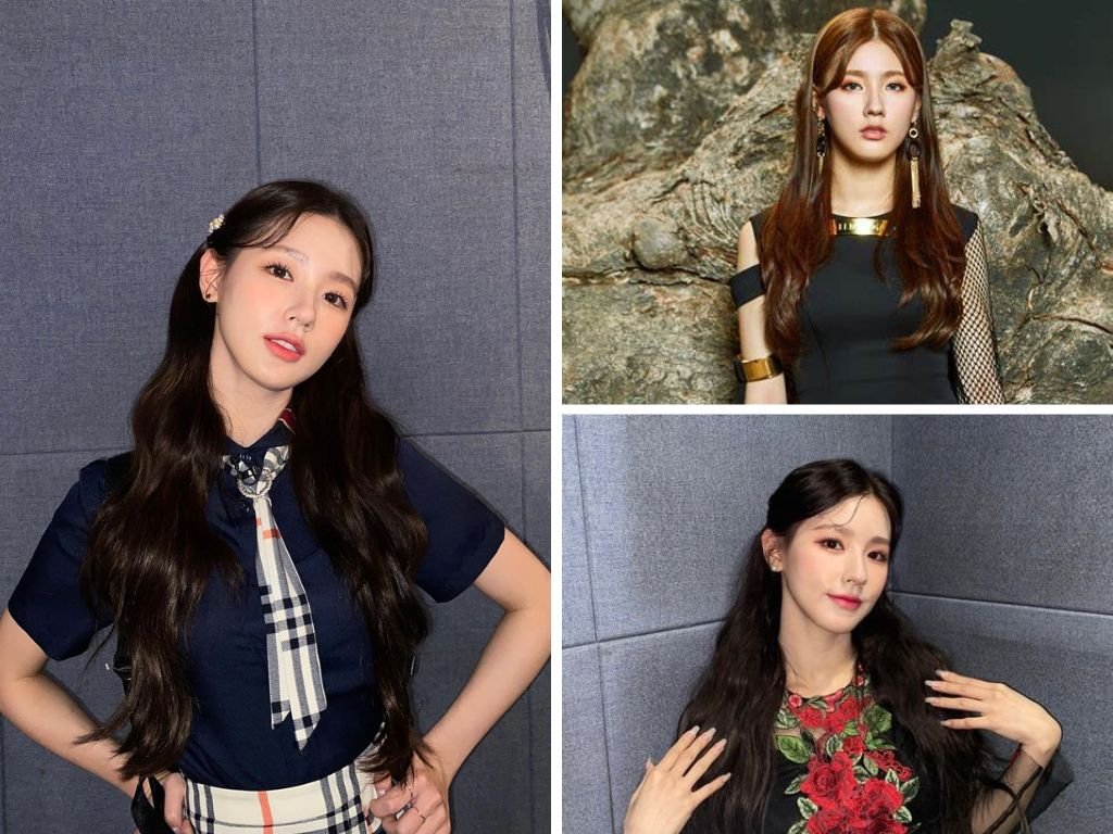 Pictures of Cho Miyeon from different photoshoots
