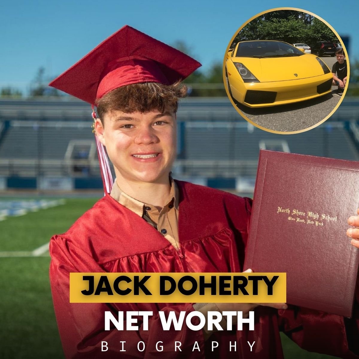 Picture of jack doherty from his graduation