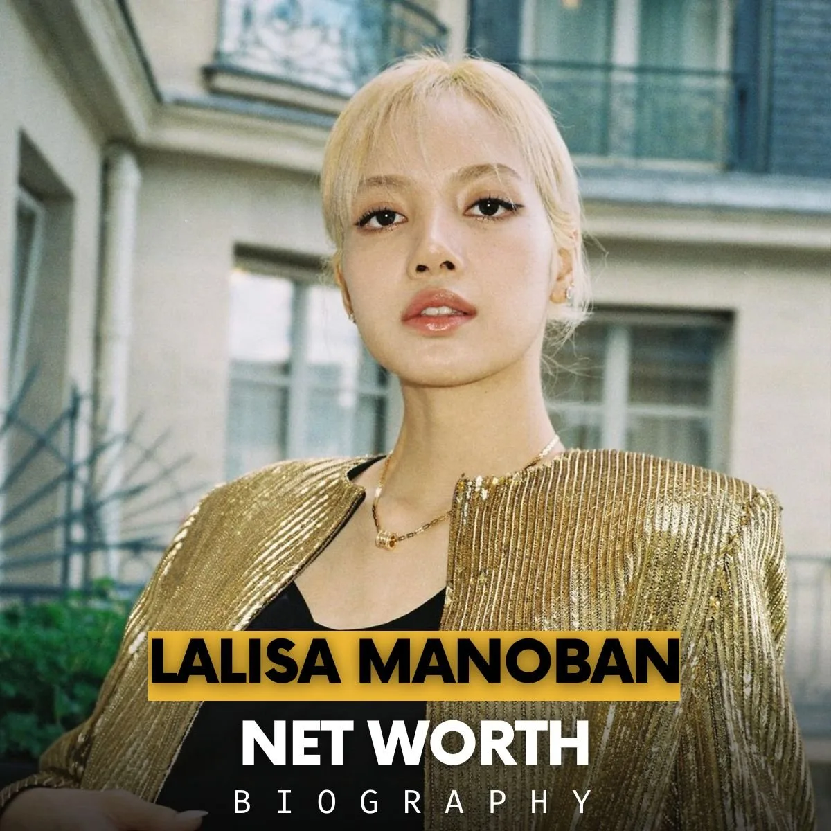 Picture of Lalisa Manoban from a photoshoot in Paris