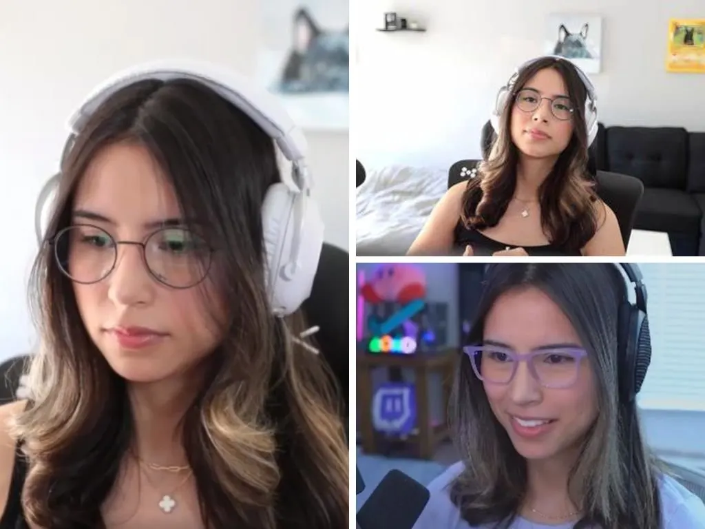 Pictures of LovelyLo from her Twitch Streams