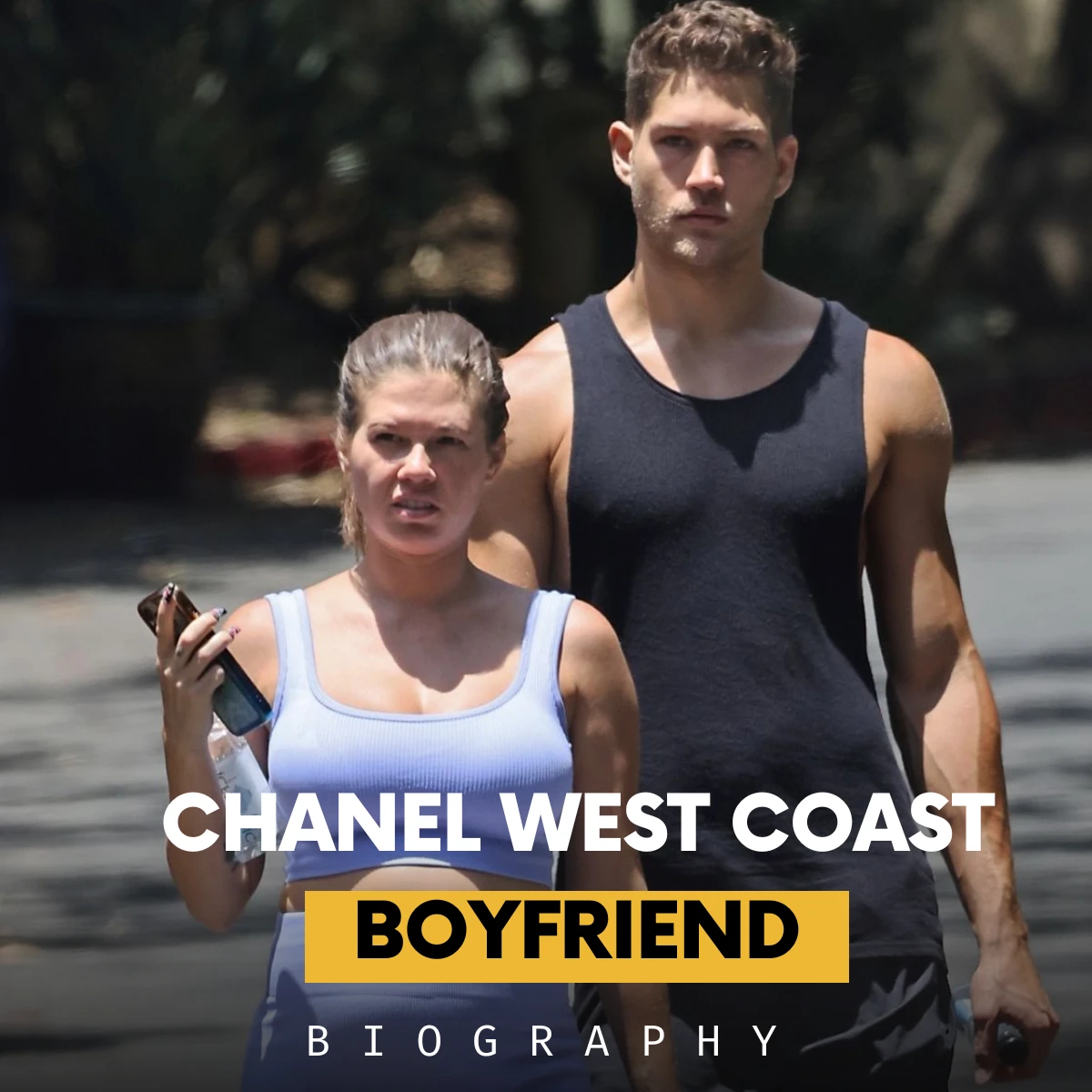 Chanel west coast with her boyfriend Dom Fenison