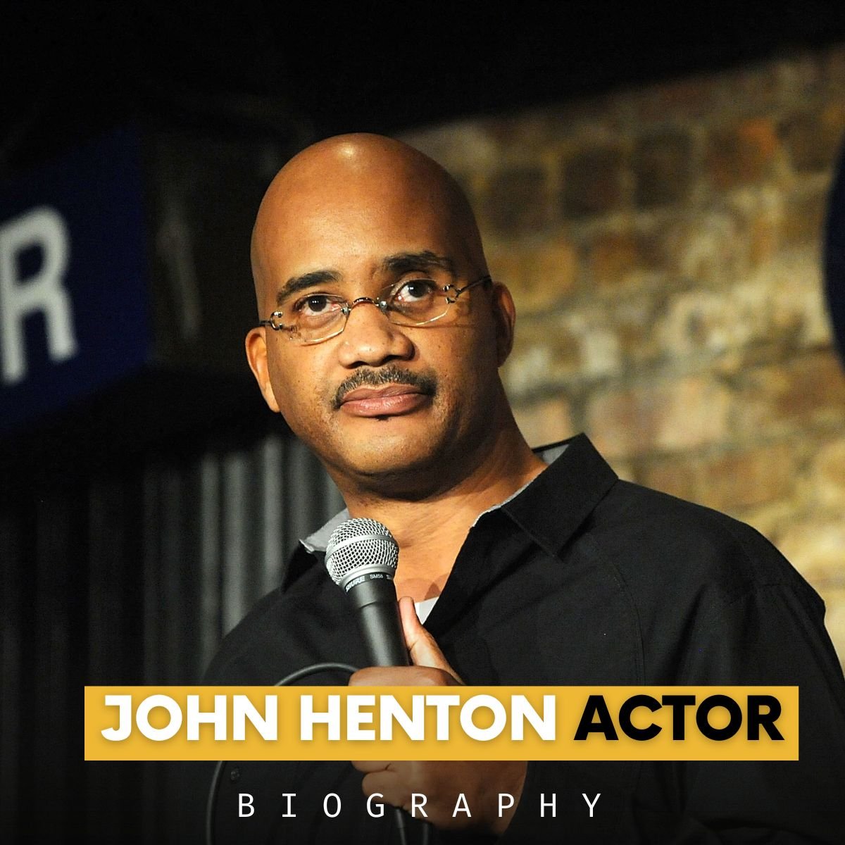 Picture of John Henton Actor from one of his comedy shows
